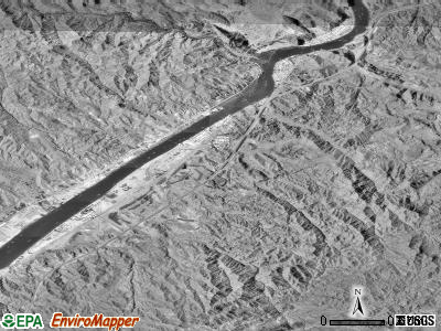 Parker Strip satellite photo by USGS