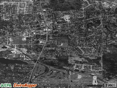 Orchard Park satellite photo by USGS