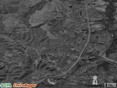 Summersville satellite photo by USGS