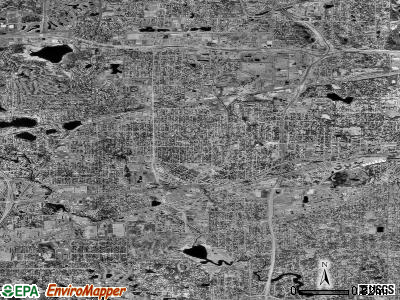 St. Louis Park satellite photo by USGS