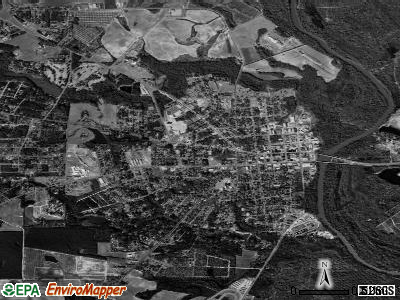 Hawkinsville satellite photo by USGS