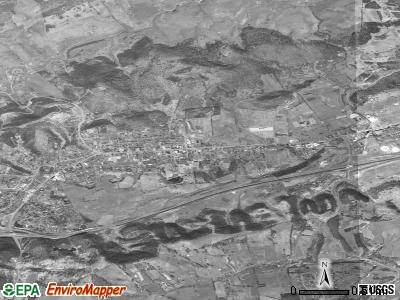 Lebanon satellite photo by USGS