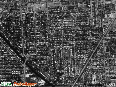 Biscayne Park satellite photo by USGS
