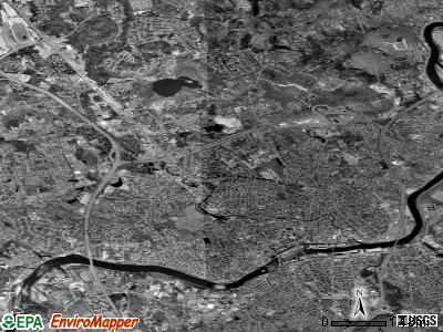 Methuen satellite photo by USGS