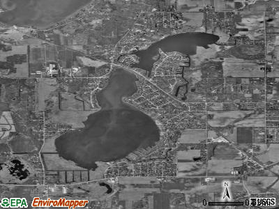 Camp Lake satellite photo by USGS