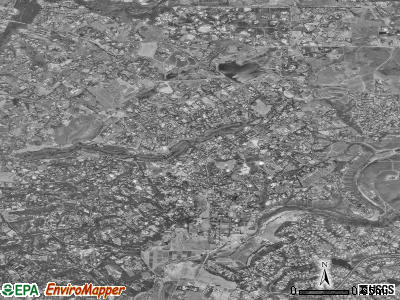 Rancho Santa Fe satellite photo by USGS