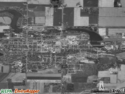 Barron satellite photo by USGS
