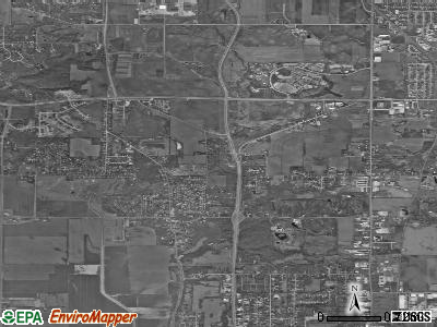 Saylorville satellite photo by USGS