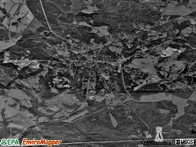 Greensboro satellite photo by USGS