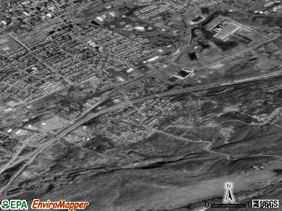 Wilkes-Barre Township satellite photo by USGS