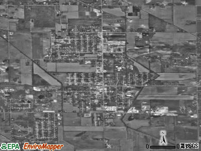 De Motte satellite photo by USGS