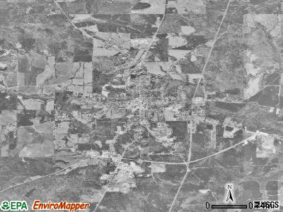 La Fayette satellite photo by USGS