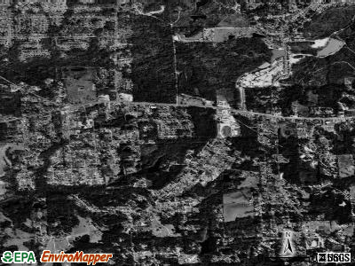 Ladonia satellite photo by USGS