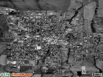 Grangeville satellite photo by USGS