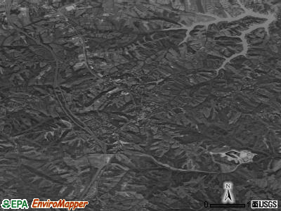 Williamstown satellite photo by USGS