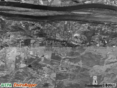 Blennerhassett satellite photo by USGS