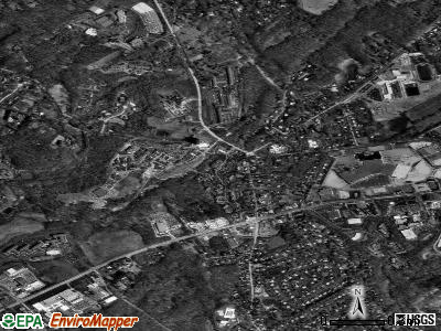 Lima satellite photo by USGS