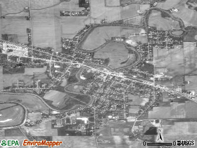 Blissfield satellite photo by USGS