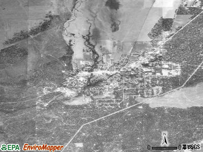 Burney satellite photo by USGS