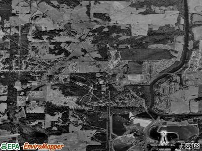 Euharlee satellite photo by USGS