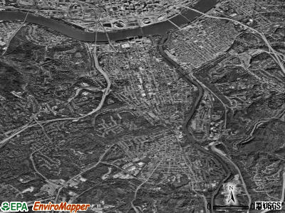 Covington satellite photo by USGS