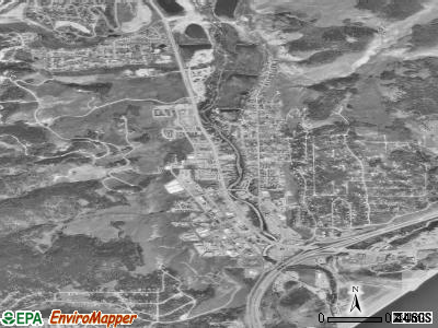 Silverthorne satellite photo by USGS
