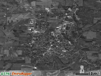 Carrollton satellite photo by USGS