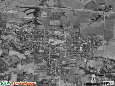 Knoxville satellite photo by USGS