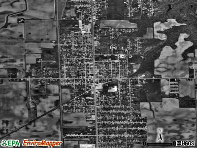 Westville satellite photo by USGS