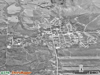 Pine Ridge satellite photo by USGS
