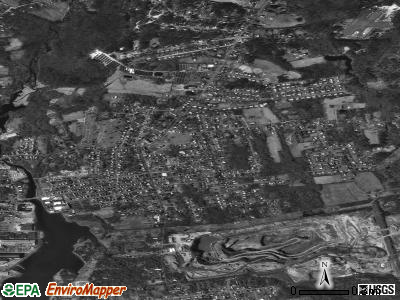 Acushnet Center satellite photo by USGS