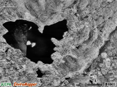 Lake Pocotopaug satellite photo by USGS