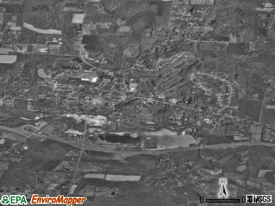 Granville satellite photo by USGS