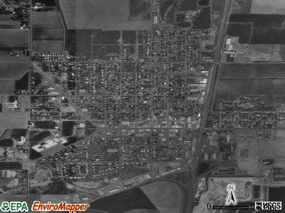 Nyssa satellite photo by USGS