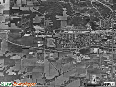 West Burlington satellite photo by USGS