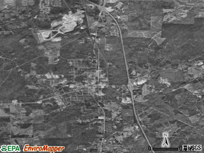 Calera satellite photo by USGS
