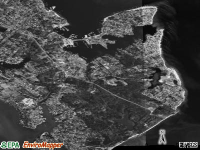 Mayo satellite photo by USGS