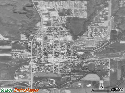Beulah satellite photo by USGS