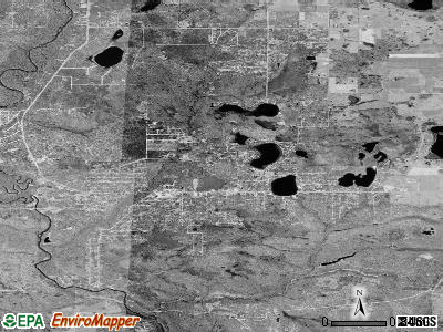 Skidway Lake satellite photo by USGS