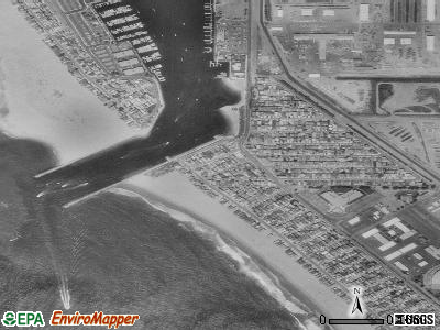 Channel Islands Beach satellite photo by USGS