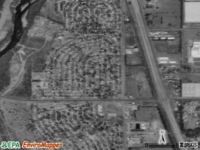 Oaklawn-Sunview satellite photo by USGS