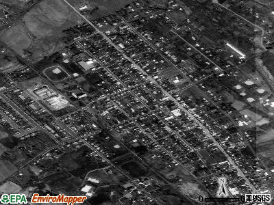 East Greenville satellite photo by USGS