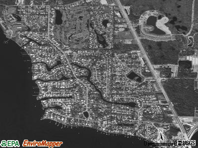 North River Shores satellite photo by USGS