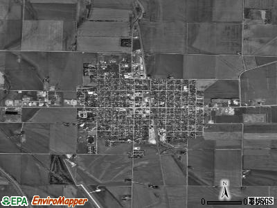 Onawa satellite photo by USGS