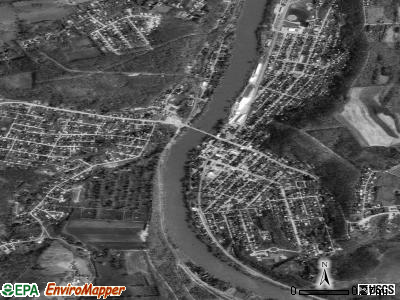 West Newton satellite photo by USGS