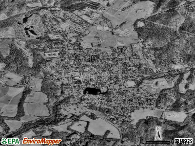 Rhinebeck satellite photo by USGS