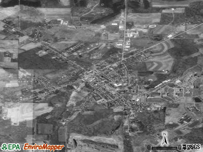 Slippery Rock satellite photo by USGS