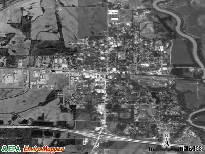 Delhi satellite photo by USGS
