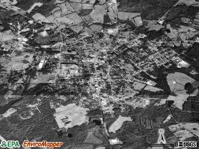 Saluda satellite photo by USGS