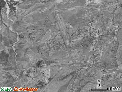 Window Rock satellite photo by USGS